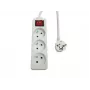 Steckdosenleiste MicroConnect MC-PSOO030150FRW 3-fach mit individuellen Ein-/Ausschaltern