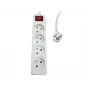 Steckdosenleiste MicroConnect MC-PSOO040500FRW — 4-fach mit einzelnen Ein-/Ausschaltern