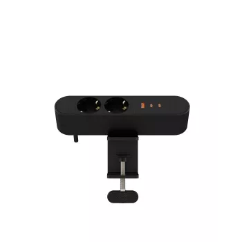 Desktop-Mehrfachsteckdose MicroConnect MC-MDPS-EU2-67W – 2 Steckdosen, 67 W Gesamtleistung