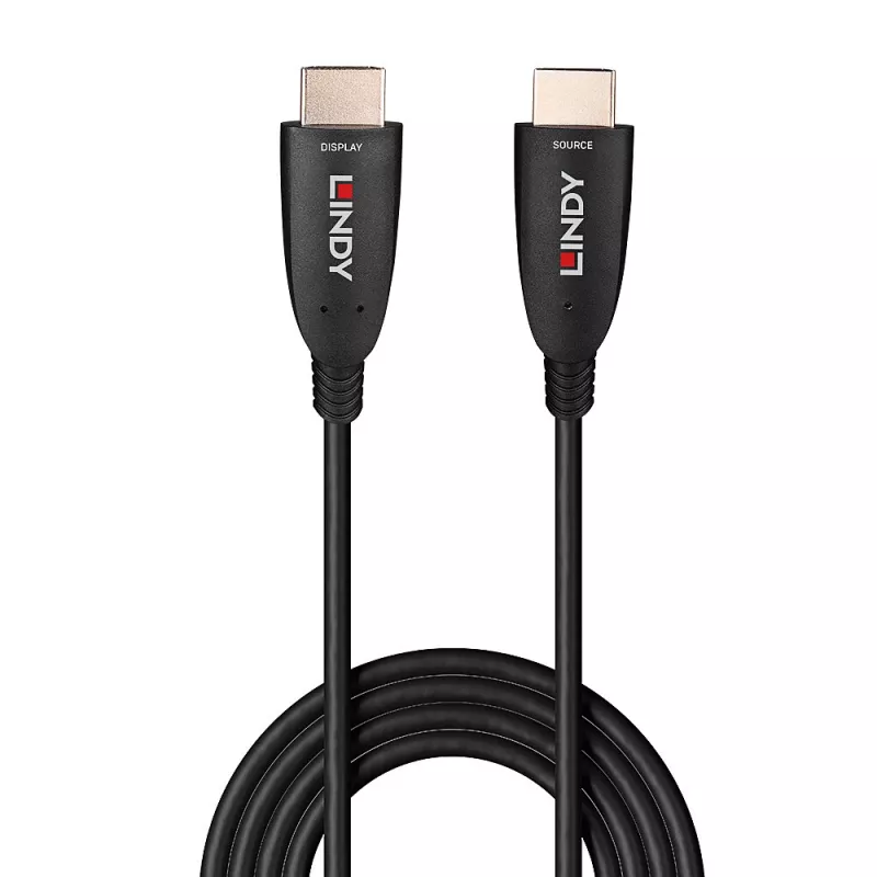 HDMI-Kabel Lindy 38513 30m HDMI Typ A Stecker 2.1 48 Gbit/s Schwarz