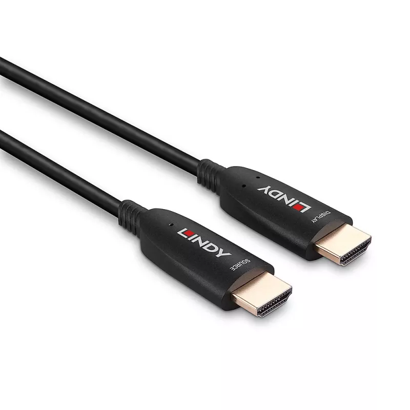 HDMI-Kabel Lindy 38513 30m HDMI Typ A Stecker 2.1 48 Gbit/s Schwarz