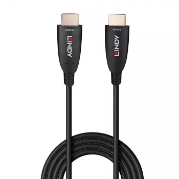 Lindy 40m Fibre Optic Hybrid HDMI 8K60 Kabel 48 Gbit/s Schwarz