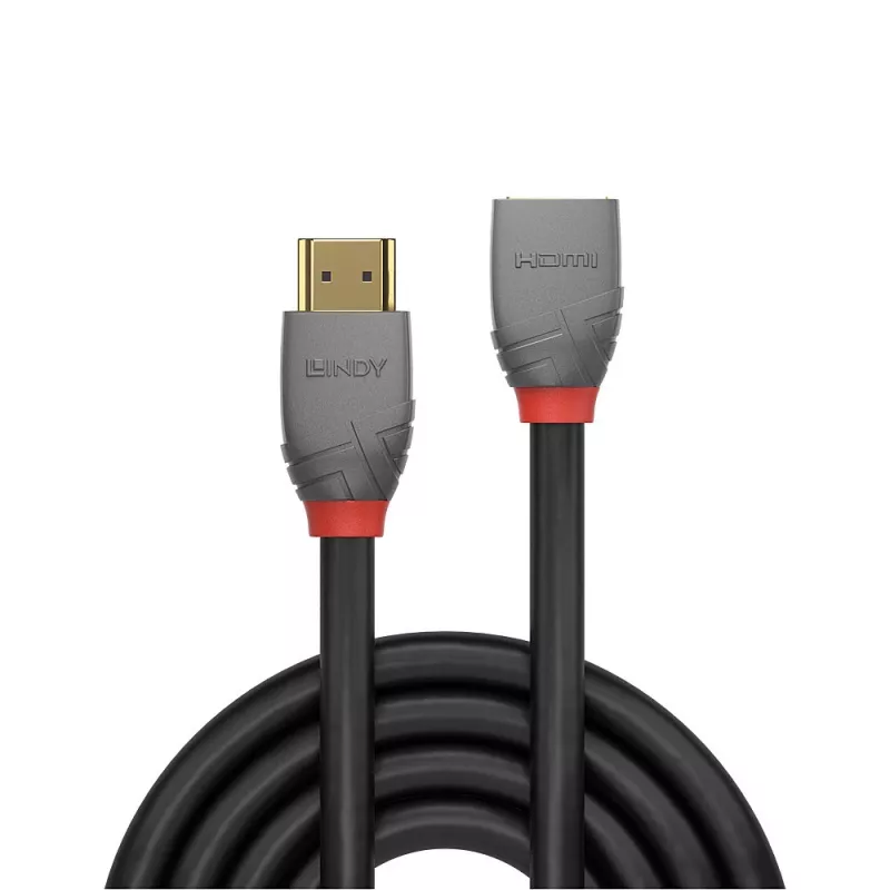 Lindy 2m High Speed HDMI-Verlängerungskabel, Anthra Line