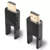 Lindy 20m Glasfaser-Hybrid-Micro-HDMI-Kabel 18G mit abnehmbaren HDMI- und DVI-Anschlüssen