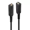Lindy 70m Glasfaser-Hybrid Micro-HDMI 18G Kabel mit abnehmbaren HDMI- und DVI-Steckern