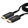 Hybrid-Glasfaser-HDMI-Kabel Lindy 15 m, Ultra High Speed 48 Gbit/s, HDMI 2.1, vergoldete Stecker, schwarz