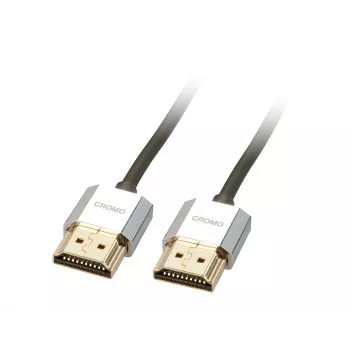 Lindy 2m CROMO schlank High Speed HDMI Kabel mit Ethernet