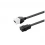 HDMI-Buchse Keystone-Modul VivoLink PROKEYHDMIFF0.2W — weiß, Panel-Montage-Modul