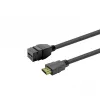 VivoLink HDMI-Female-Keystone-Einsatz PROKEYHDMIFM1B Schwarz – HDMI-F-Buchse für Keystone-Wandplatte
