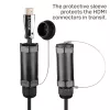 HDMI-Kabel Lindy 38527 10 m HDMI Typ A Stecker–Stecker HDMI 2.1 48 Gbit/s vergoldete Kontakte schwarz