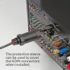 HDMI-Kabel Lindy 38527 10 m HDMI Typ A Stecker–Stecker HDMI 2.1 48 Gbit/s vergoldete Kontakte schwarz