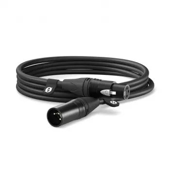 RØDE XLR3M Audiokabel 3 m XLR Schwarz Stecker auf Buchse
