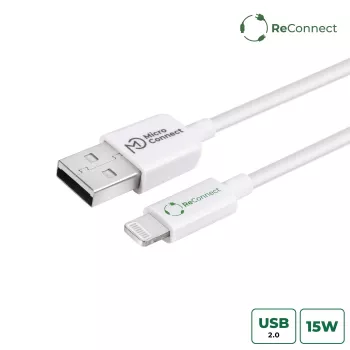 Lightning-Kabel MicroConnect ECO-LIGHTNING0.5 0,5 m Weiß USB A