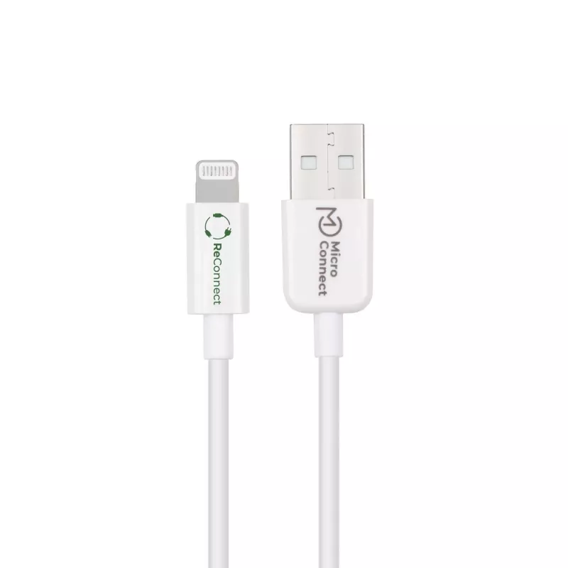 Lightning-Kabel MicroConnect ECO-LIGHTNING1 1m Weiß USB A