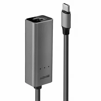 Ethernet-Adapter Lindy USB 3.2 Typ C 2.5G 43314