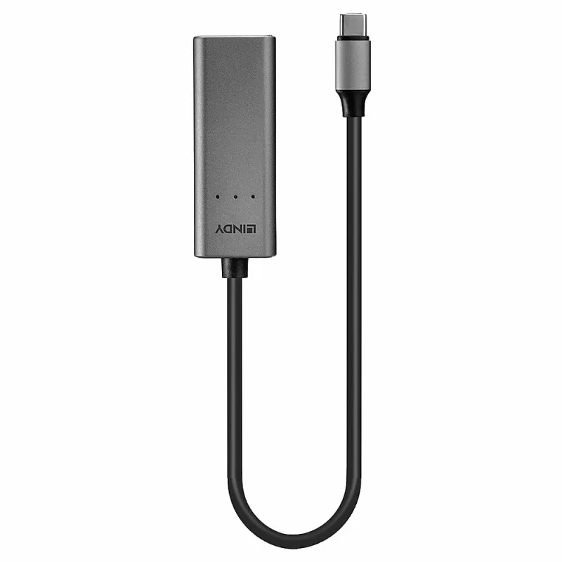 Ethernet-Adapter Lindy USB 3.2 Typ C 2.5G 43314