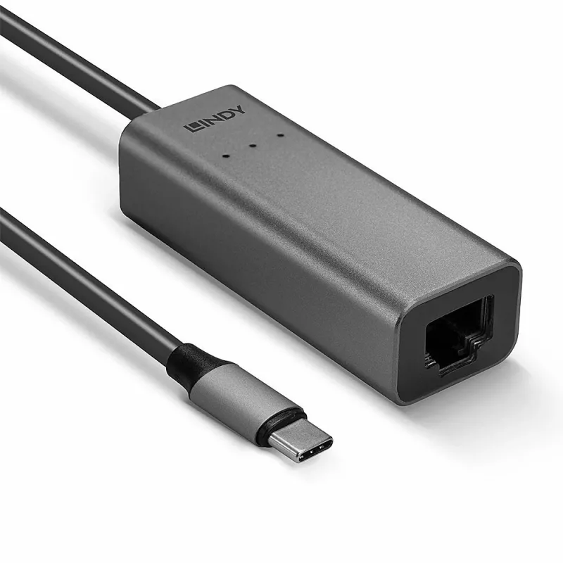 Ethernet-Adapter Lindy USB 3.2 Typ C 2.5G 43314