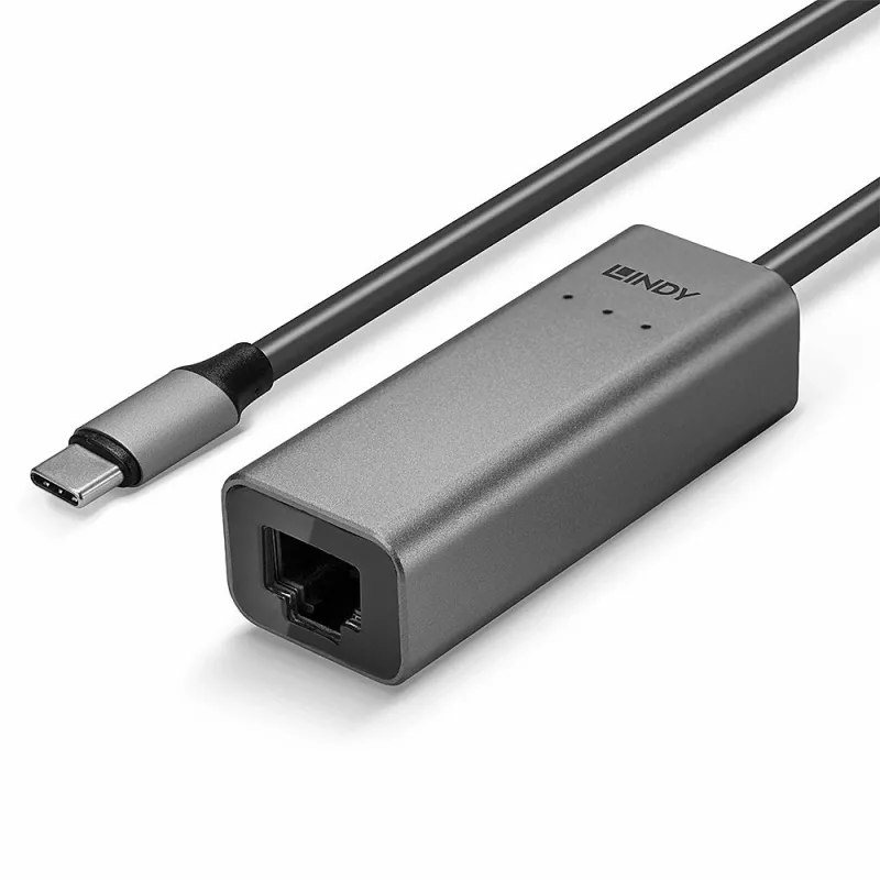 Ethernet-Adapter Lindy USB 3.2 Typ C 2.5G 43314