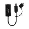 Lindy USB 3.2 Gen 1 Gigabit Ethernet Konverter Kabelgebunden USB Ethernet 5000 Mbit/s Schwarz