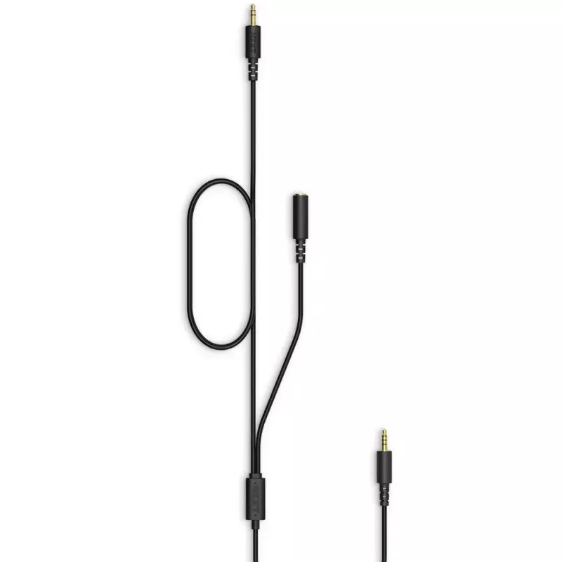 Audiokabel NZXT ST-ACCC1-WW 2 m 2x3,5 mm TRRS Schwarz