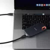 USB-C auf USB-C 3.2 Gen 2 Kabel ALOGIC FUSCC2-SGR 2 m 10 Gbit/s schwarz/grau