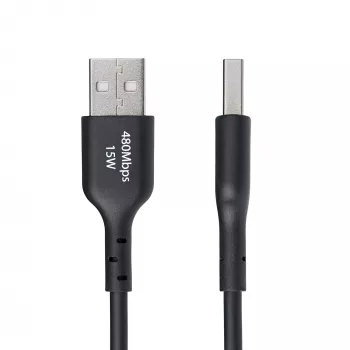StarTech.com 30cm USB-A auf USB-C Ladekabel, Laden & Sync, 3A, USB 2.0, TPE-Mantel – Schwarz USB-Ladekabel