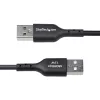 StarTech.com 30cm USB-A auf USB-C Ladekabel, Laden & Sync, 3A, USB 2.0, TPE-Mantel – Schwarz USB-Ladekabel