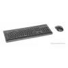 Tastatur Manhattan 180771 Wireless QWERTY Schwarz Maus inklusive