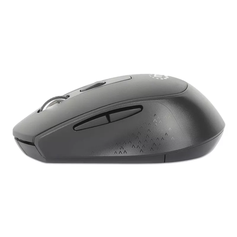 Manhattan MW6200 kabellose Maus, USB-A-Nanoempfänger, Schwarz
