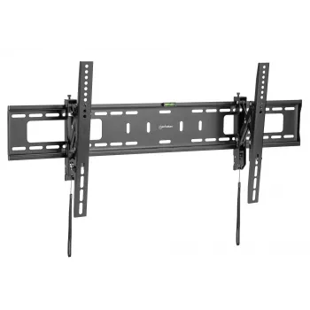 Manhattan TV- & Monitorhalterung, diebstahlsicher, Wandneigung, 43-100, Schwarz, VESA 200x200 bis 800x400 mm, max. 75 kg