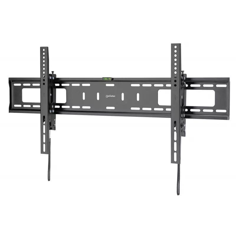 Manhattan TV- & Monitorhalterung, diebstahlsicher, Wandneigung, 43-100, Schwarz, VESA 200x200 bis 800x400 mm, max. 75 kg