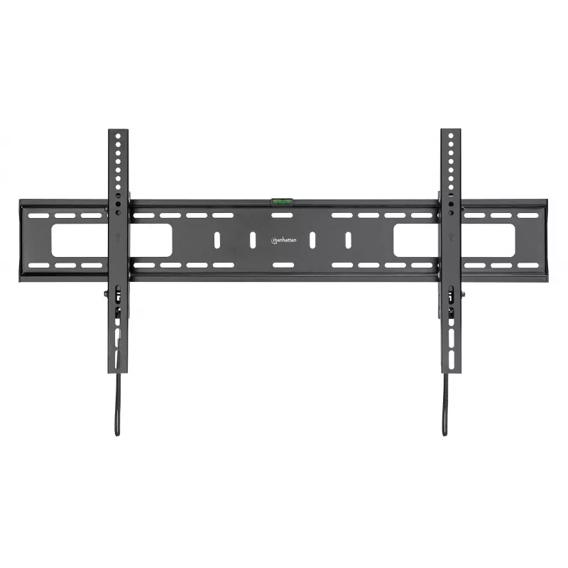 Manhattan TV- & Monitorhalterung, diebstahlsicher, Wandneigung, 43-100, Schwarz, VESA 200x200 bis 800x400 mm, max. 75 kg