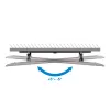Manhattan TV- & Monitorhalterung, diebstahlsicher, Wandneigung, 43-100, Schwarz, VESA 200x200 bis 800x400 mm, max. 75 kg