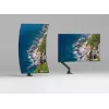 Manhattan TV- & Monitorhalterung Schreibtisch Vollbeweglich Gasfeder 13-42 Schwarz