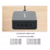 Ladegerät Manhattan Vier USB-C PD Anschlüsse 140W pro Anschluss 240W Gesamt