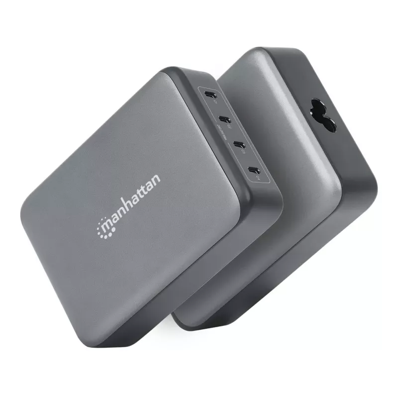 Ladegerät Manhattan Vier USB-C PD Anschlüsse 140W pro Anschluss 240W Gesamt