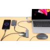 USB-C & USB-A Combo Dock/Hub Manhattan 4 Ports 5 Gbps Aluminium