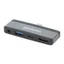 USB-C Travel Dock Manhattan 190404 4 Ports HDMI USB-A USB-C 3,5 mm