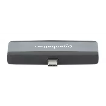 USB-C Travel Dock Manhattan 190404 4 Ports HDMI USB-A USB-C 3,5 mm