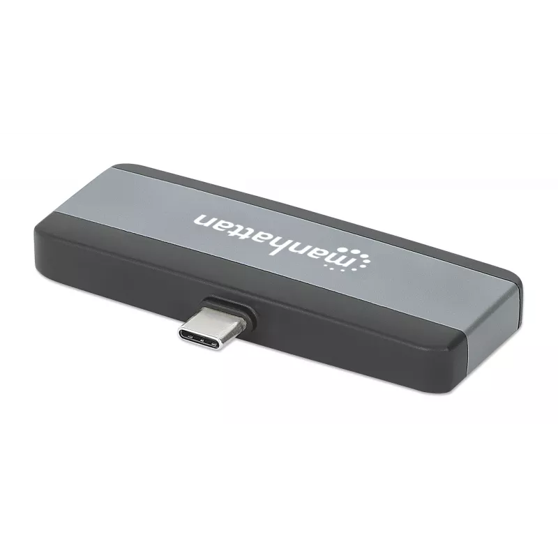 USB-C Travel Dock Manhattan 190404 4 Ports HDMI USB-A USB-C 3,5 mm