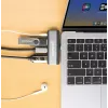 USB-C Travel Dock Manhattan 190404 4 Ports HDMI USB-A USB-C 3,5 mm