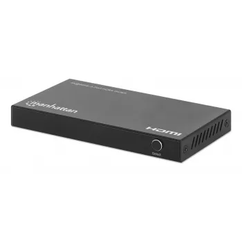 HDMI-Switch 3x1 MANHATTAN 18G Automatisch Manuell IR-Fernbedienung Schwarz
