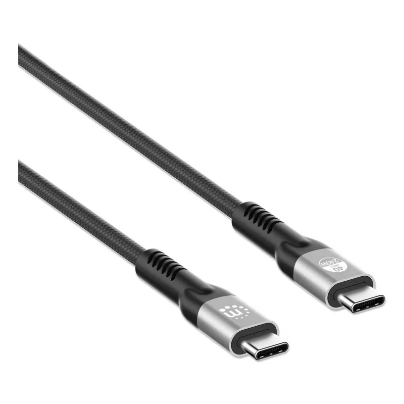 USB-C-Stecker auf USB-C-Stecker Kabel Manhattan 2m USB4 Gen 3x2 8K 60Hz