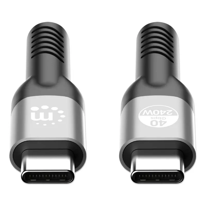 USB-C-Stecker auf USB-C-Stecker Kabel Manhattan 2m USB4 Gen 3x2 8K 60Hz