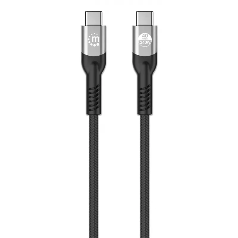 USB-C-Stecker auf USB-C-Stecker Kabel Manhattan 2m USB4 Gen 3x2 8K 60Hz
