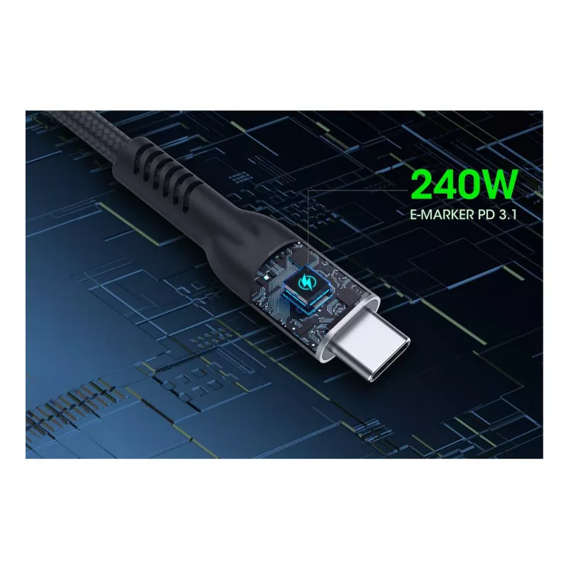 USB-C-Stecker auf USB-C-Stecker Kabel Manhattan 2m USB4 Gen 3x2 8K 60Hz