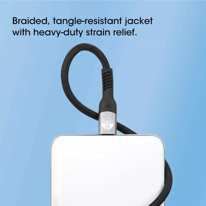 USB-C-Stecker auf USB-C-Stecker Kabel Manhattan 2m USB4 Gen 3x2 8K 60Hz