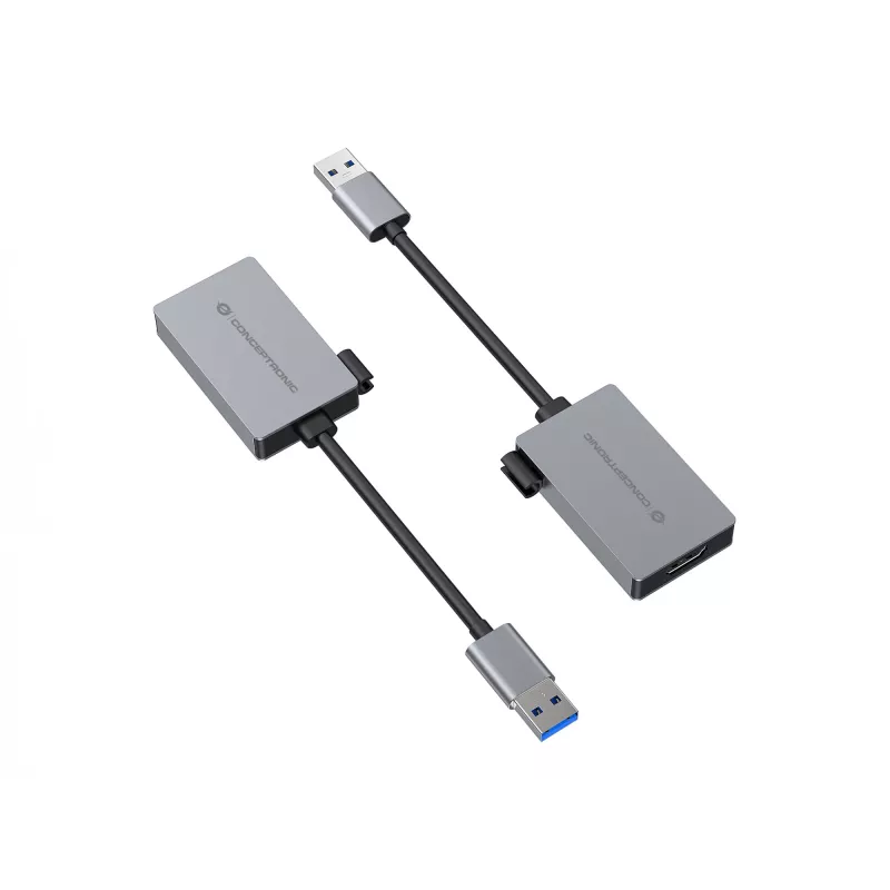 Conceptronic ABBY22G USB zu HDMI 1.4 Adapter, 1080P 60 Hz