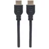 Manhattan HDMI 4K@60Hz Kabel mit Ethernet - CL3-zertifiziert, 1m, geeignet für In-Wall-Installation, für alle 4K- und 1080p/HD-Anwendungen – jetzt aufrüsten oder bereit halten, wenn Sie es brauchen, Stecker auf Stecker, schwarz, Ultra HD 4k x 2k, lebenslange Garantie, Premium High Speed