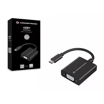 USB-C-auf-VGA-Adapter Conceptronic ABBY05B